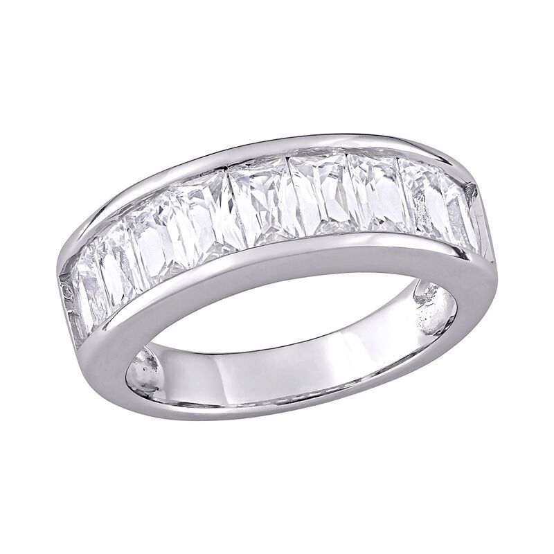 ステラ グレース レディース アクセサリー リング Stella Grace Sterling Silver LabCreated White Sapphire Anniversary Band St