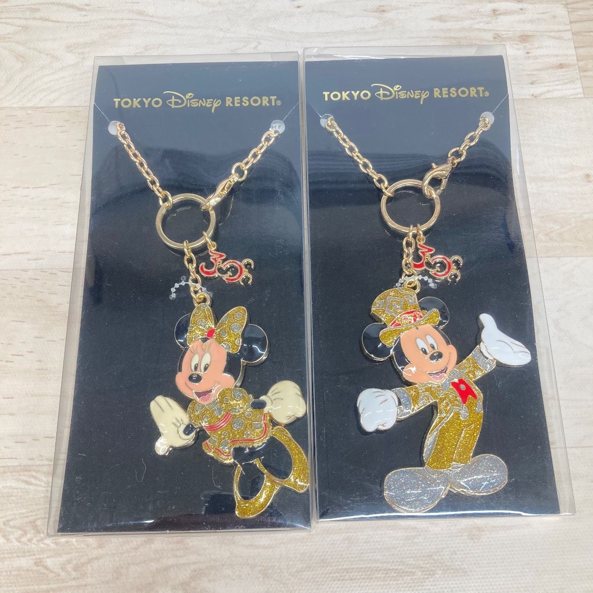 東京ディズニーリゾート 30周年 記念 チャーム ミッキー ミニ― 2点