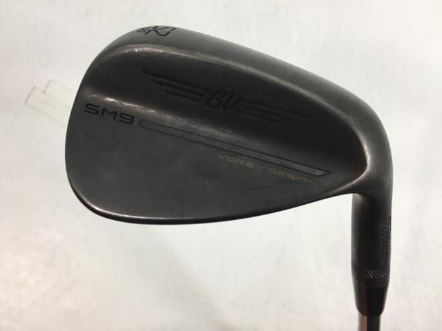 返品OK 【中古ゴルフクラブ】タイトリスト ボーケイ ウェッジ スピンミルド SM9 (ジェットブラック)52.12F(日本仕様) D/G AW