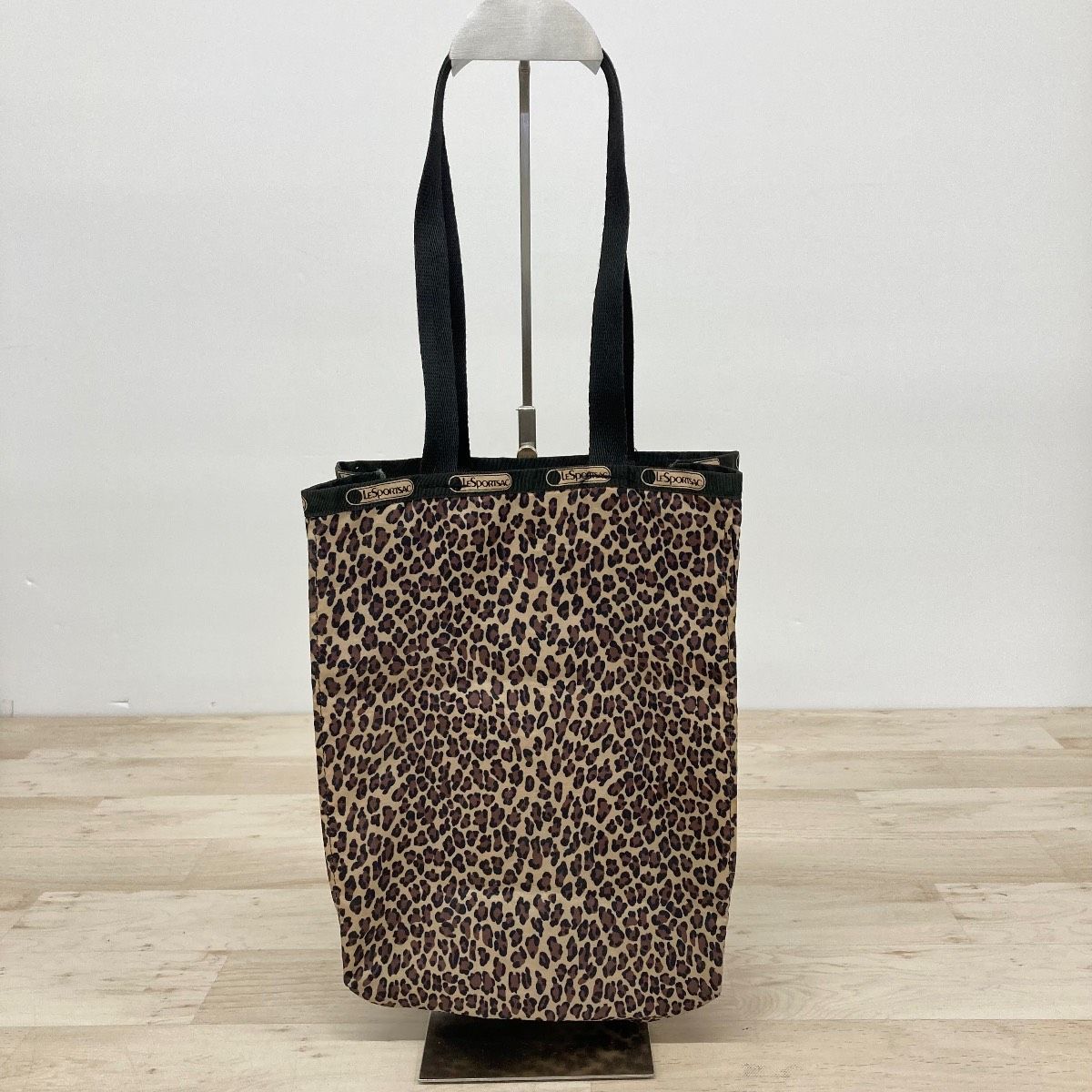 レスポートサック LeSportsac トートバッグ レオパード柄/ヒョウ柄 縦