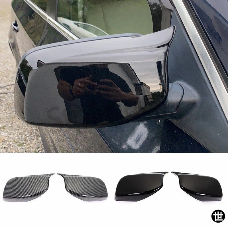 BMW 5/6シリーズ E61 E63 E64 2003-2010用 E60ミラーカバー Mスタイル 車用サイドカバーキャップトリム キャップ