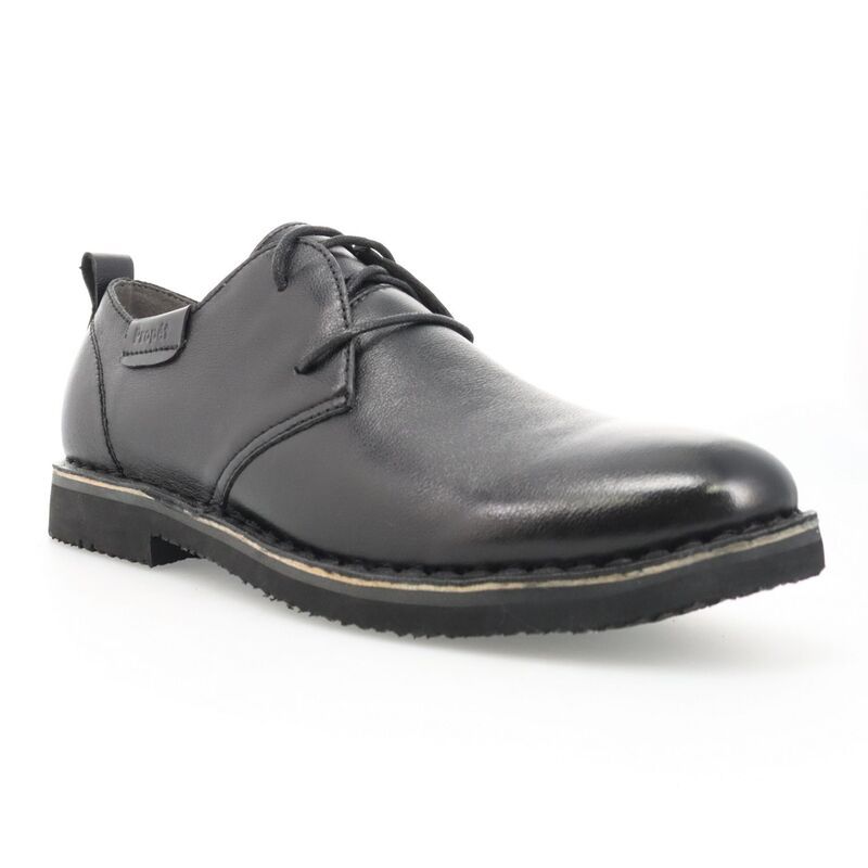 プロペット メンズ シューズ オックスフォード レザー Propet Finn Mens Leather Dresshoes Black ブラック