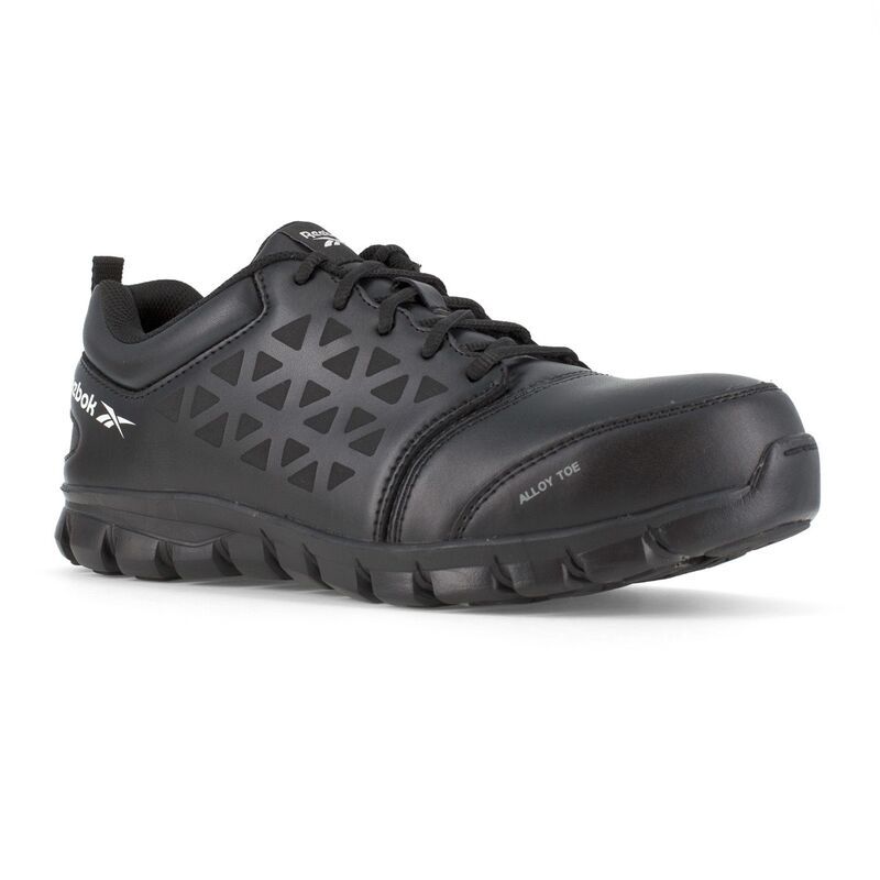 リーボック メンズ シューズ スニーカー Reebok Work Mensublite Cushion Alloy Toe Shoes Black ブラック