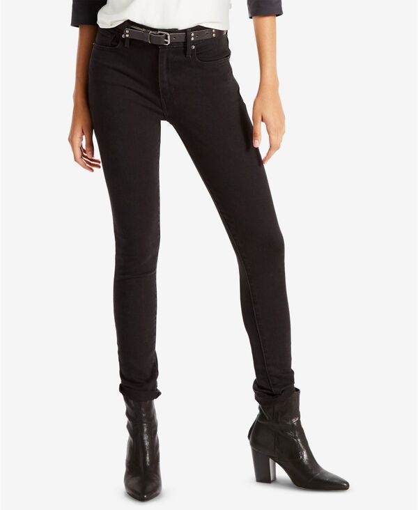 リーバイス レディース ボトムス デニムパンツ ジーンズ Levis Womens HighRise Stretch Skinny Jeansoft Black ブラック