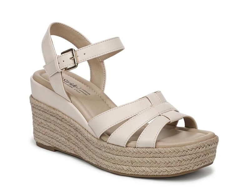 ライフストライド レディース シューズ サンダル LifeStrideHavana Espadrille Wedge Sandal Cream クリーム