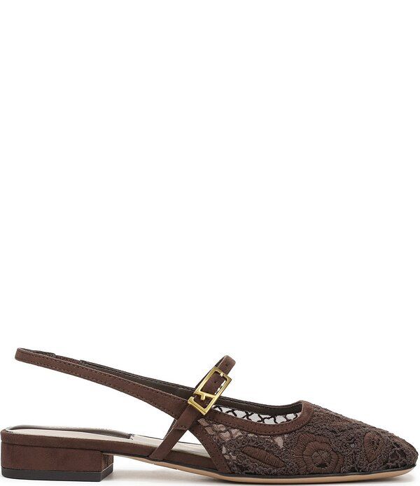 フランコサルト レディース シューズ パンプス レース Franco Sarto Destin 4 Lace Mary Jane Slingback Flats Brown ブラウン