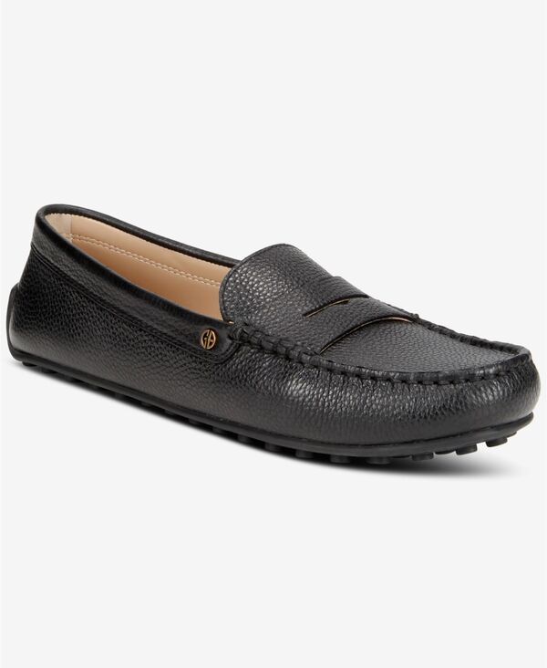 ジャーニ ベルニーニ レディース シューズ パンプス ローファー Giani Bernini Womens Carinna Slip On Driver Loafers Black Leather ブ