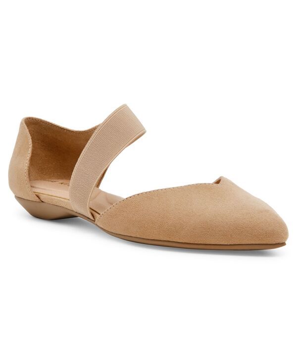 アンクライン レディース シューズ パンプス アシンメトリー Anne Klein Womens Oksannasymmetrical Pointed Toe Flatsand Suede サンド