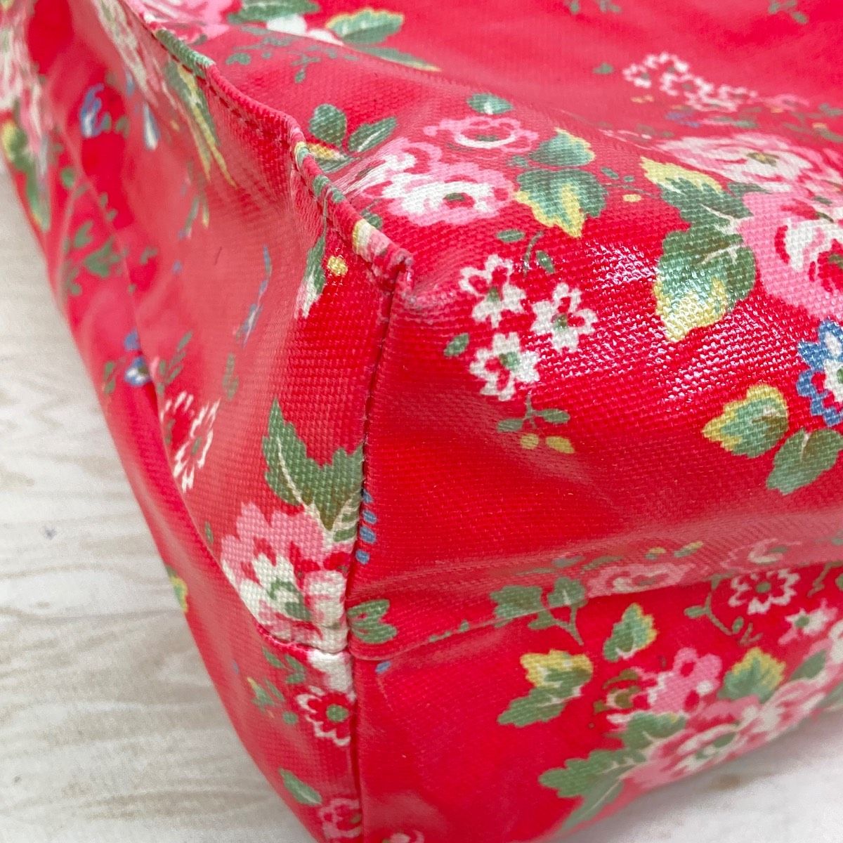 Cath Kidston キャスキッドソン トートバッグ ハンドバッグ レッド/赤