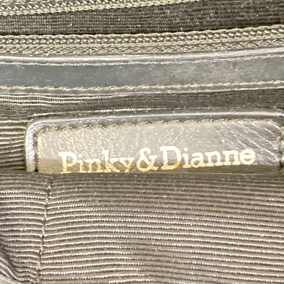 Pinky&Dianneロゴ様 Pinky&Dianne ピンキー&ダイアン トートバッグ/ハンドバッグ ブラック