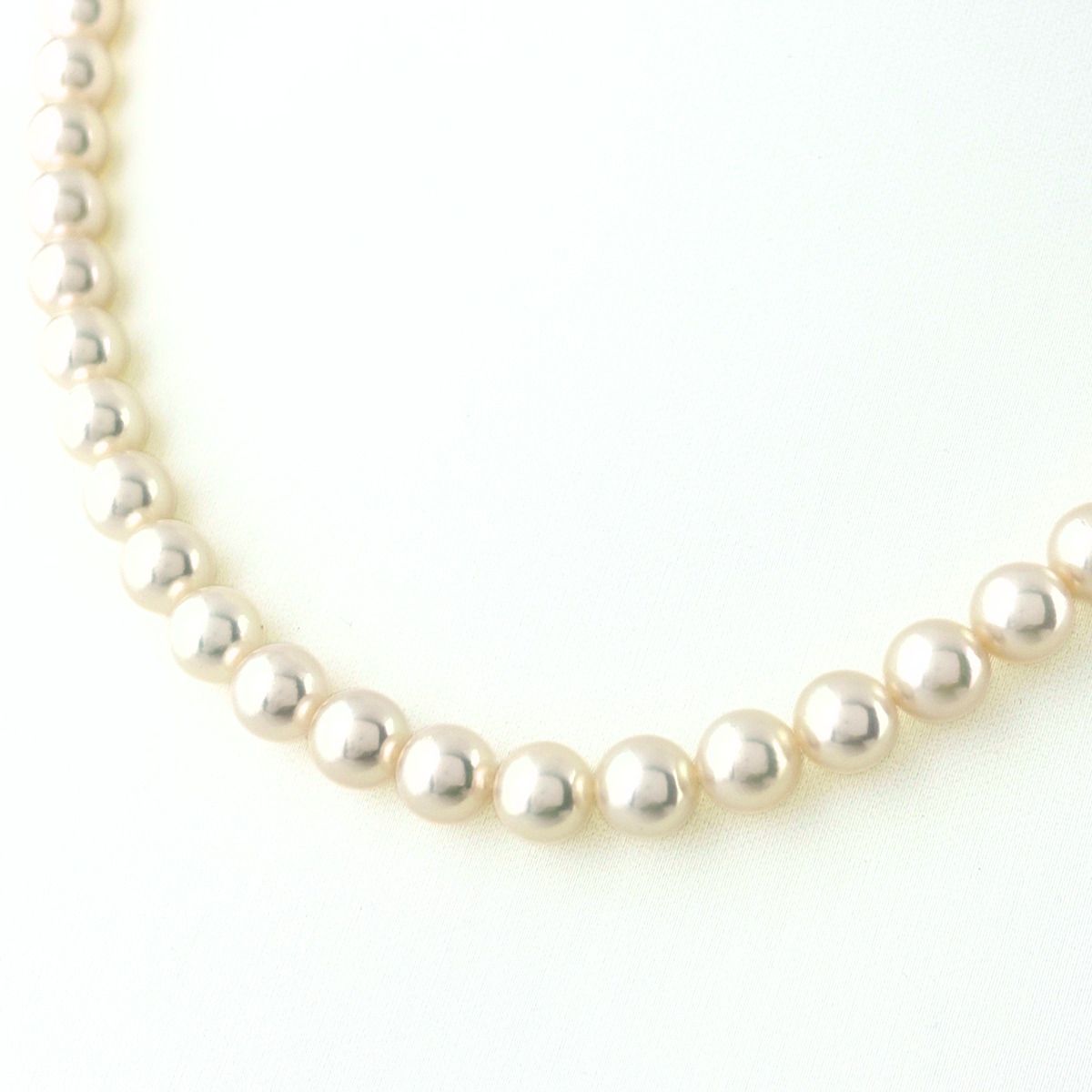 ミキモト MIKIMOTO パール ネックレス WG ホワイトゴールド 真珠 ネックレス K14 WG パール レディース 【中古】