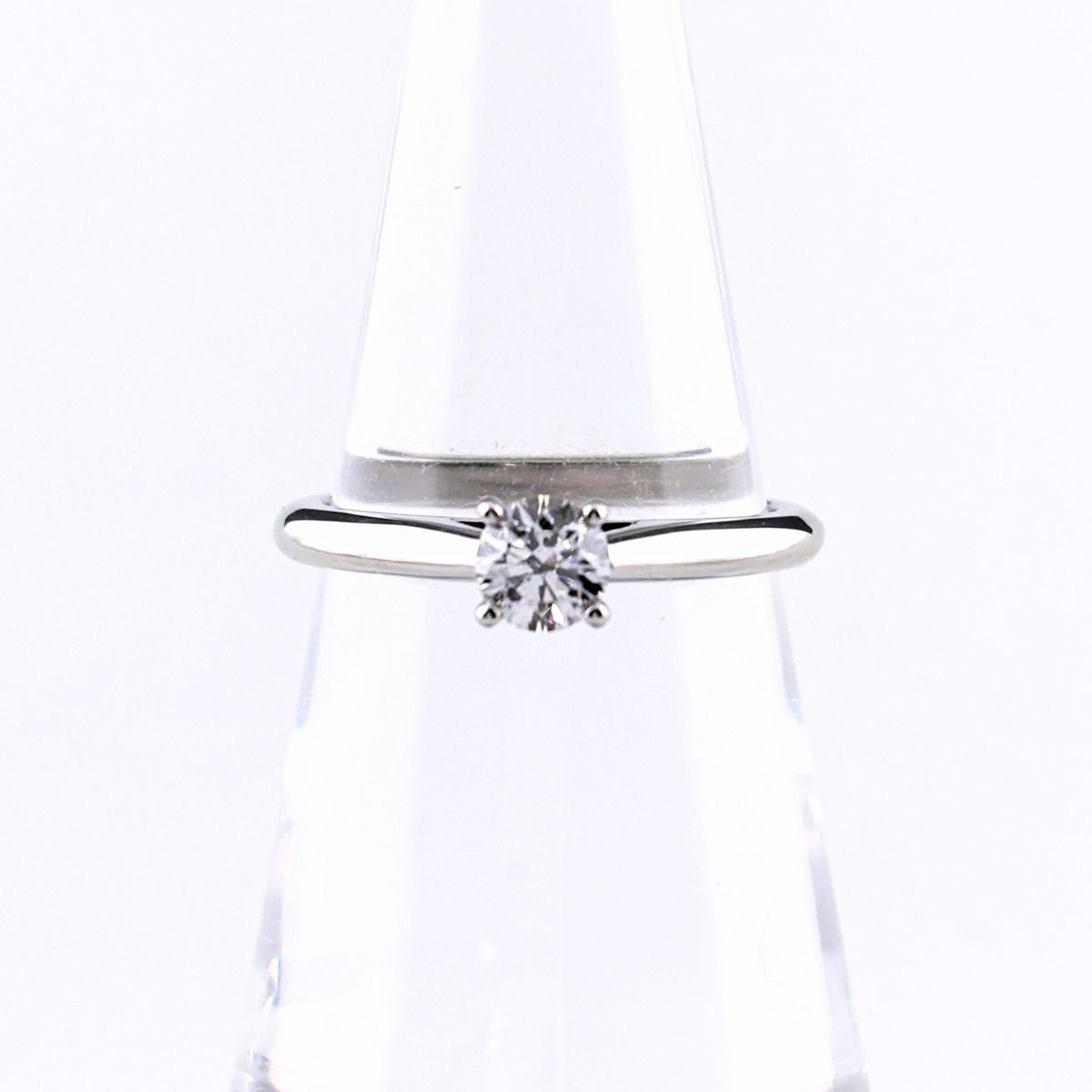 カルティエ CARTIER ソリテール1895 リング プラチナ 指輪 1Pダイヤ ソリティア リング 10.5号 Pt950 ダイヤモンド レディース 【中古】 55,680円