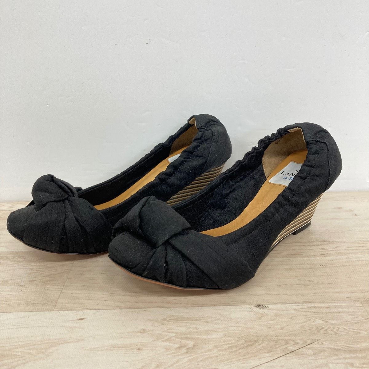 LANVIN en Bleu/ランバンオンブルー パンプス/ウェッジソール ブラック