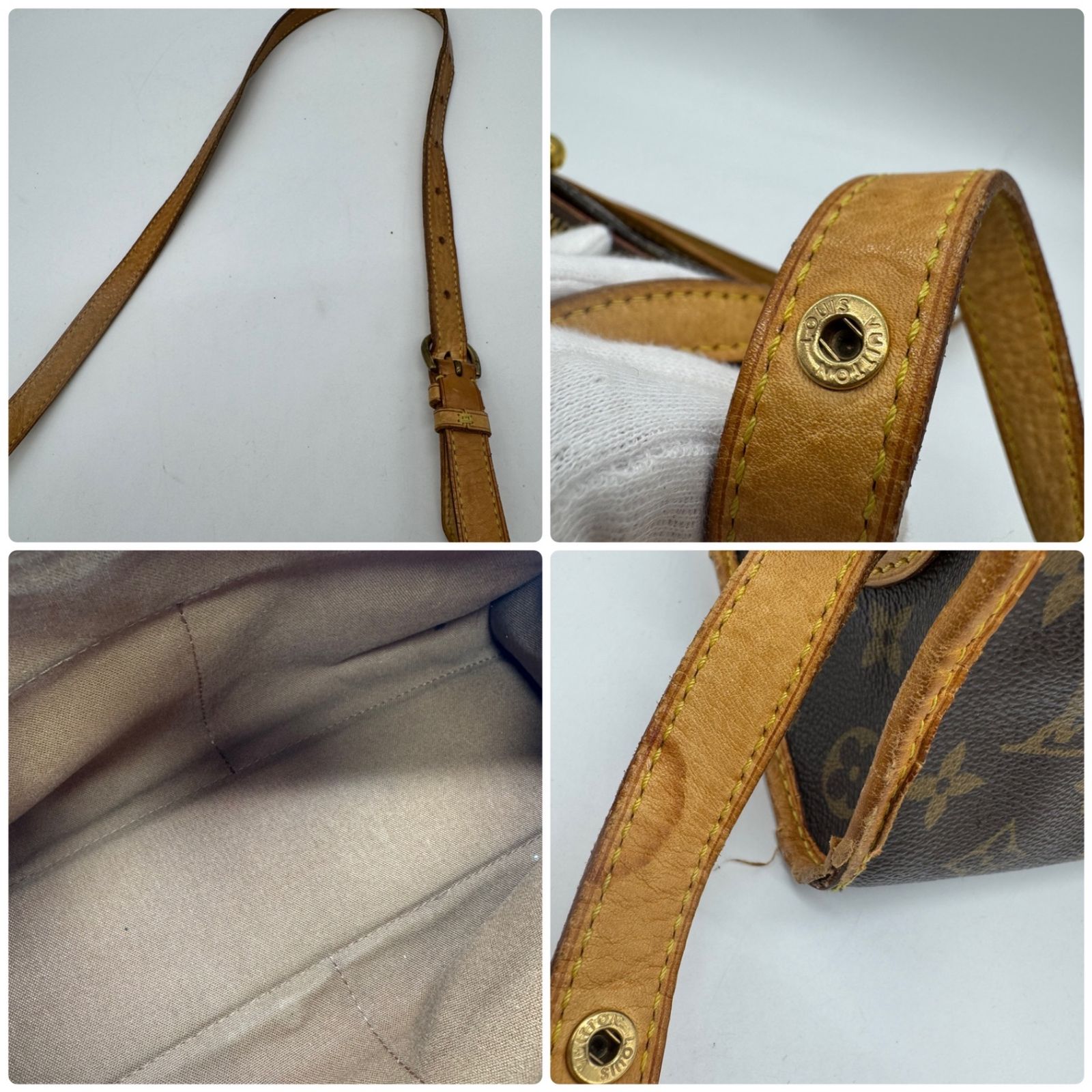 美品 LOUIS VUITTON モノグラム ポパンクールロン ショルダー Louis Vuitton ルイヴィトン モノグラム ポパンクール ロン ショルダー