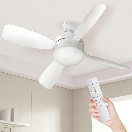 シーリングファンライト 6~8畳 正逆回転 小型 28W 3,000lm【壁スイッチ/リモコンメモリ機能】led ファン付き照明 DCモーター 扇風機 E26口金 調光調色 風量調整 タイマー 省エネ 静音 工事不要 簡単取付 照明器具 換気 c4e9d2c0