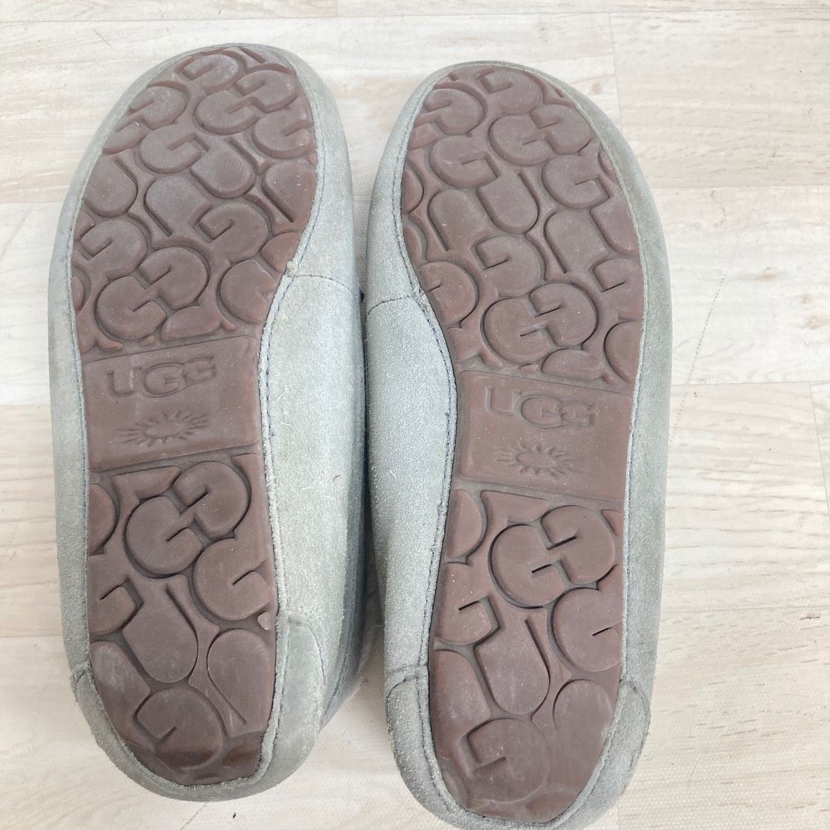 UGG アグ W ANSLEY モカシン/ローファー 23cm(USA6) LGRY ライトグレー