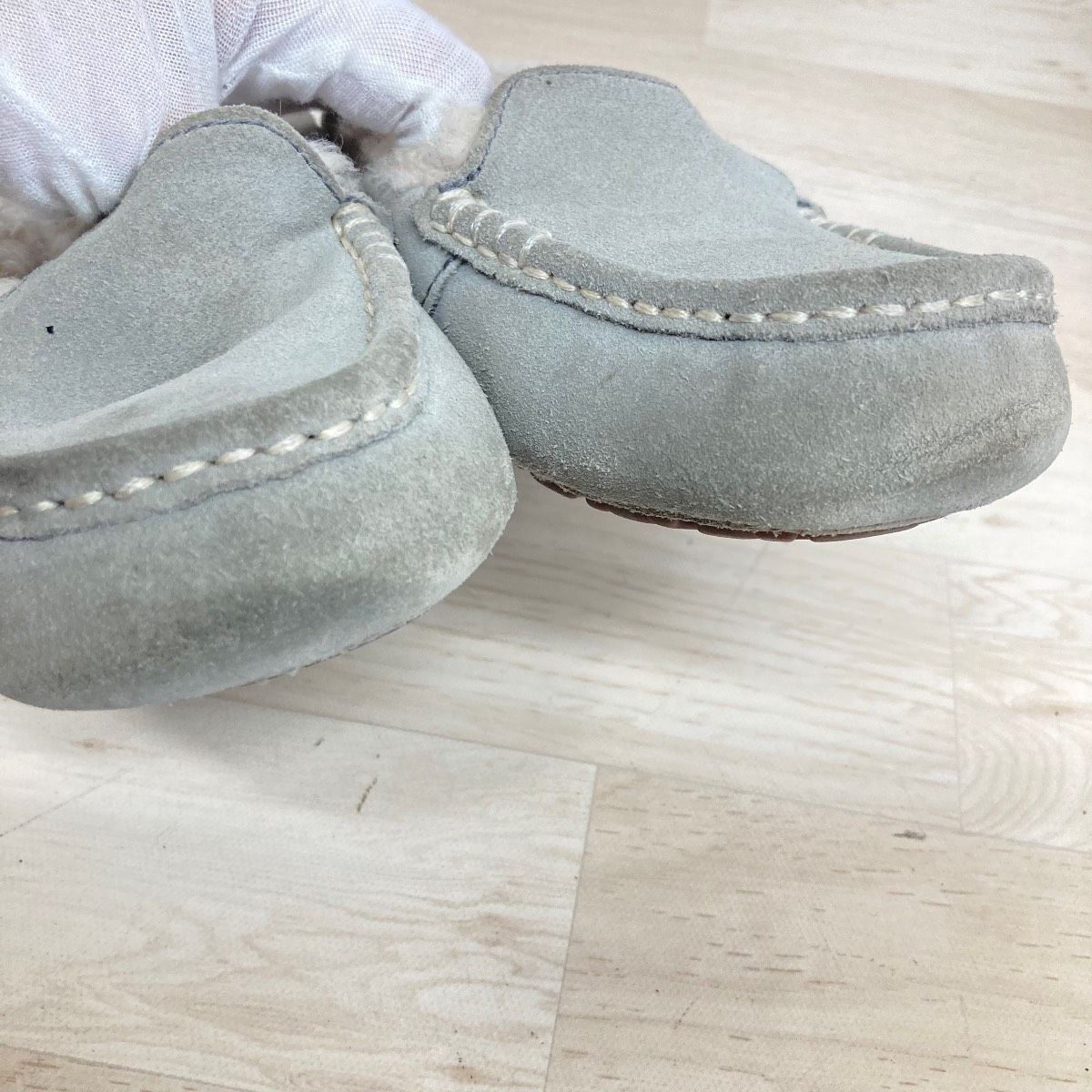 UGG アグ W ANSLEY モカシン/ローファー 23cm(USA6) LGRY ライトグレー