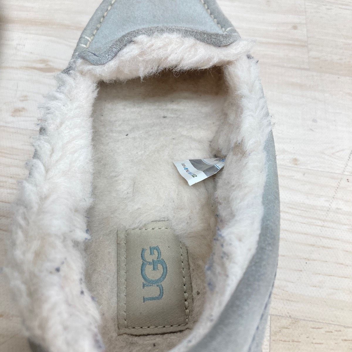 UGG アグ W ANSLEY モカシン/ローファー 23cm(USA6) LGRY ライトグレー