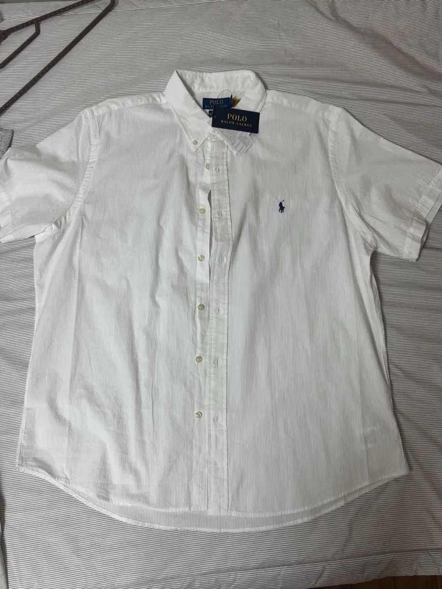 ポロ クラシックフィット シアサッカー シャツ 出品_新品 XL
