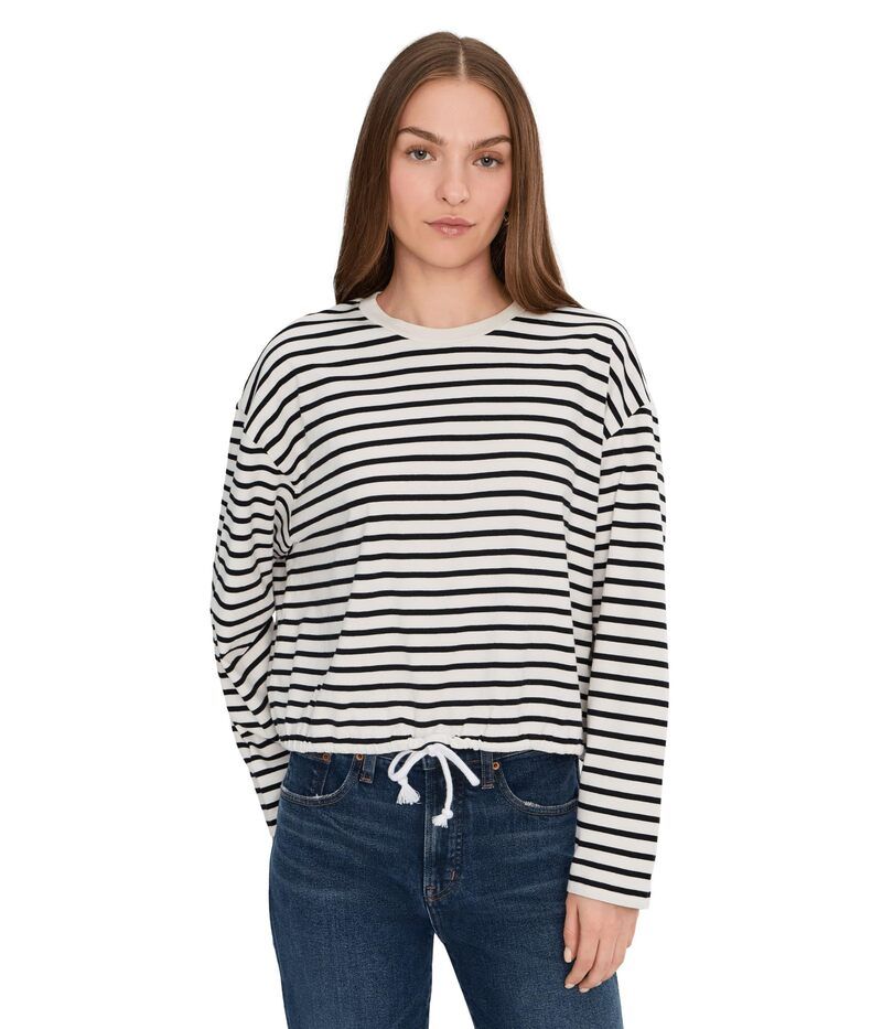 メイドウェル レディース トップス シャツ ジャージー Madewell The PerfectieWaistee in Allday Jersey Lighthouse
