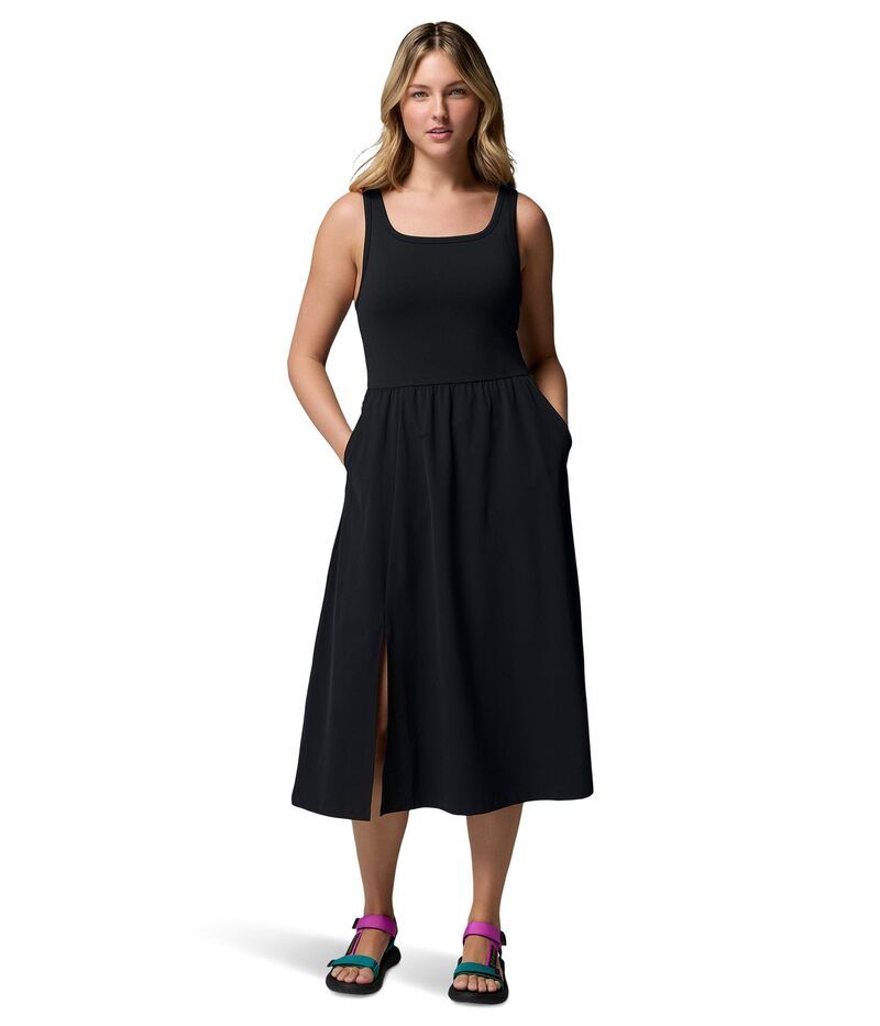 コロンビア レディース トップス ワンピース Columbia Pinetown Canyon Rib Dress Black ブラック