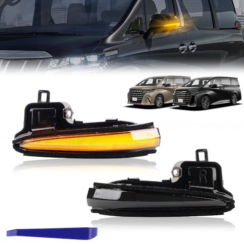 GemPro RAV4 PHV対応 50系 アルファード30系 ヴェルファイア30系 ドアミラー点滅ウインカートヨタ 対応 サイドミラー ウィンカー LED 純正交換 2個セット（スモーク）ts bb6c7629