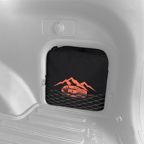 Virauto トヨタ RAV4 50系 収納バッグ 多機能 2019年?2025年 ラヴフォー 専用 収納グッズ デッキサイドポケット エマージェンシーバッグ 600D オックスフォード 防水 耐久 耐摩耗性 車載用 応急用品収納 防災用 6c1617ad