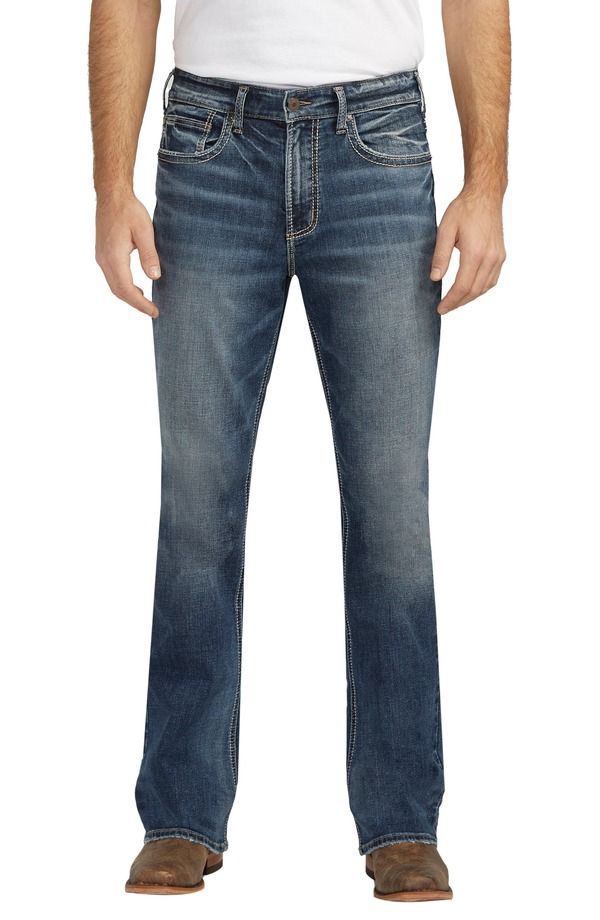シルバー ジーンズ メンズ ボトムス デニムパンツ ブーツカット ブーツ Silver Jeans Co Craig Bootcut Jeans Indigo インディゴ