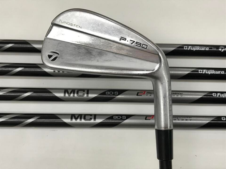 テーラーメイド　P・790 2023　MCI 80 for TaylorMade　Sフレックス　アイアンセット　中古【最短即日発送】