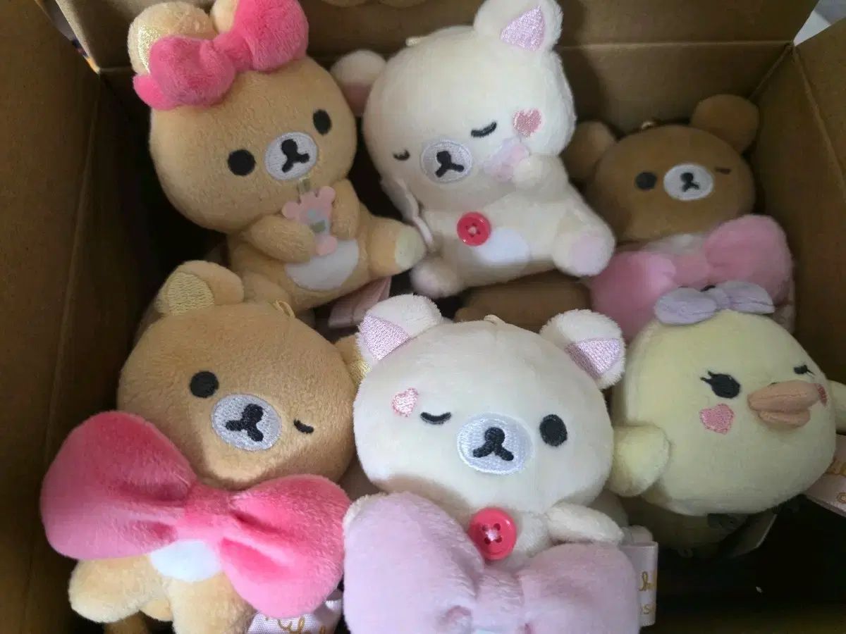 リラックマ コリラックマ キイロイトリ メイクアップ テノリ ぬいぐるみ 6種セット