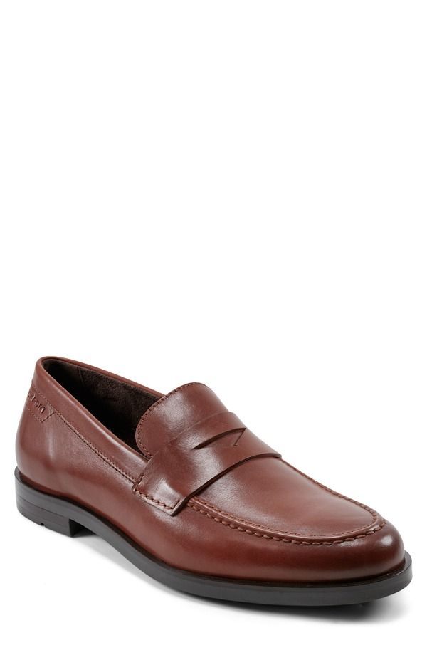 ロックポート メンズ シューズ ローファー Rockport Sutton Penny Loafer Dark Natural