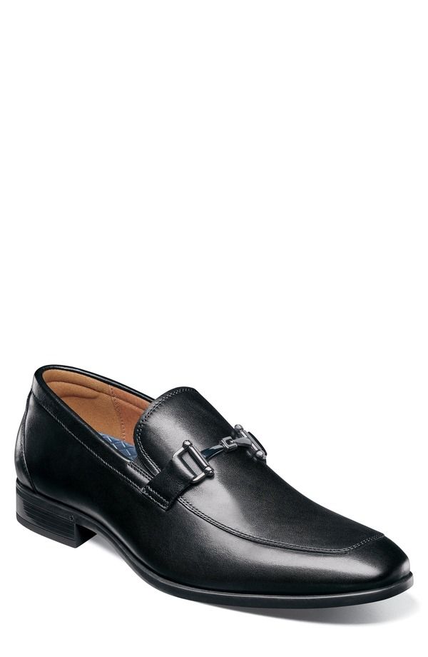 フローシャイム メンズ シューズ ローファー Florsheim Zaffiro Bit Loafer Black ブラック