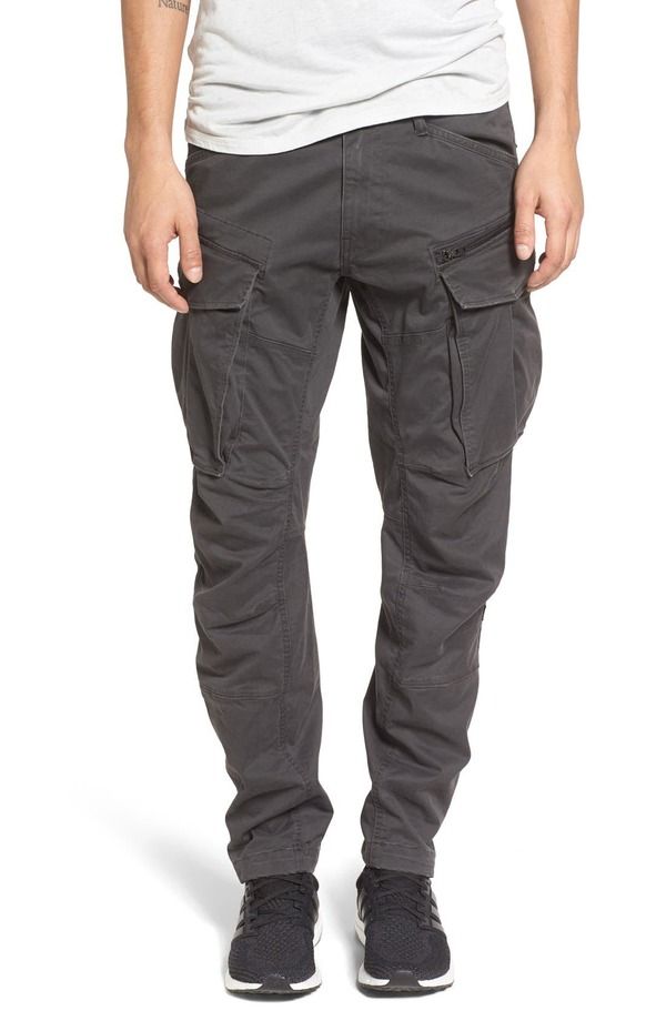 ジースター メンズ ボトムス カジュアルパンツ テーパードフィット カーゴパンツ GStarAW Rovik Tapered Fit Cargo Pants Raven