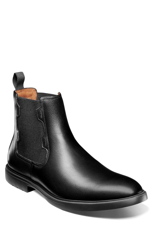 ステイシーアダムス メンズ シューズ ブーツ・レインブーツ チェルシーブーツ チェルシー Stacy Adams Townsend Chelsea Boot Black Tumble ブラック