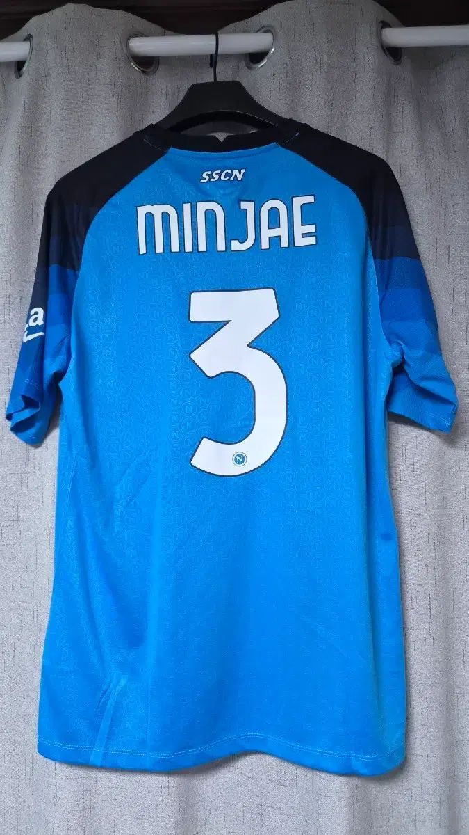 新品 22-23 SSCナポリ HOME アセンティック 金 玟哉₍キム・ミンジェ) 海外 2XL