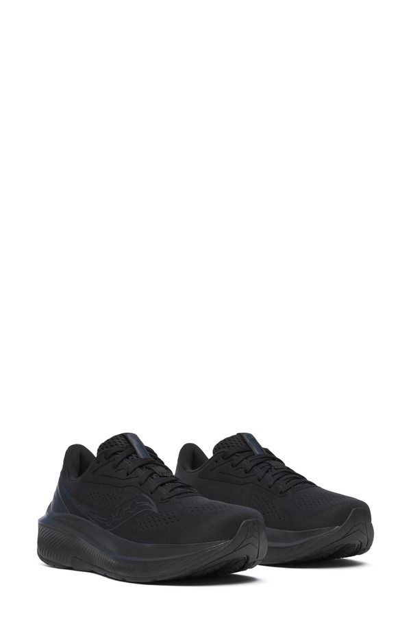 サッカニー レディース シューズ スニーカー Saucony Echelon 10 Hybrid Running Shoe Triple Black ブラック