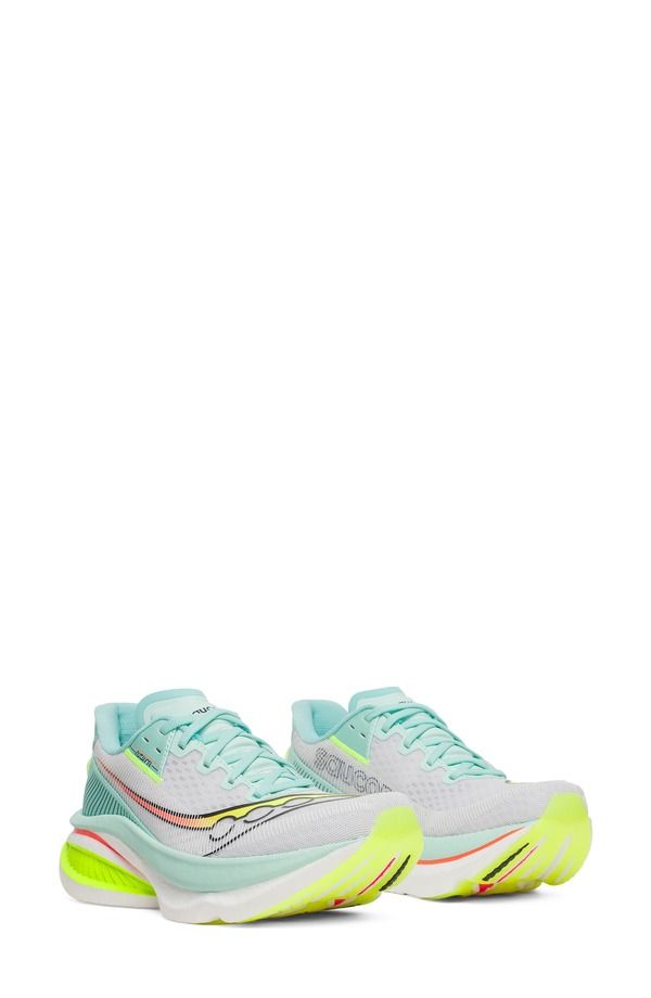 サッカニー レディース シューズ スニーカー Saucony Endorphin Azura Running Shoe White Splash ホワイト