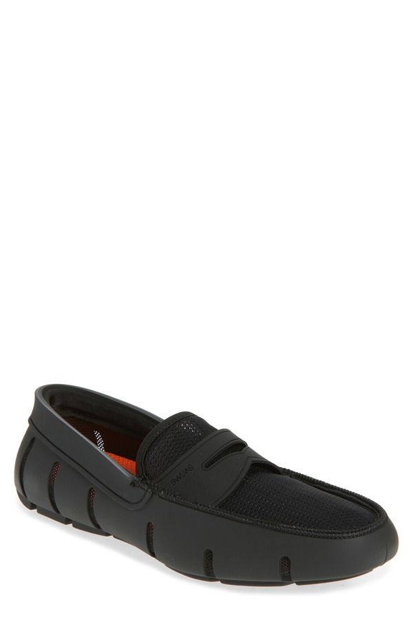 スウィムス メンズ シューズ ローファー Swims Penny Loafer Black ブラック