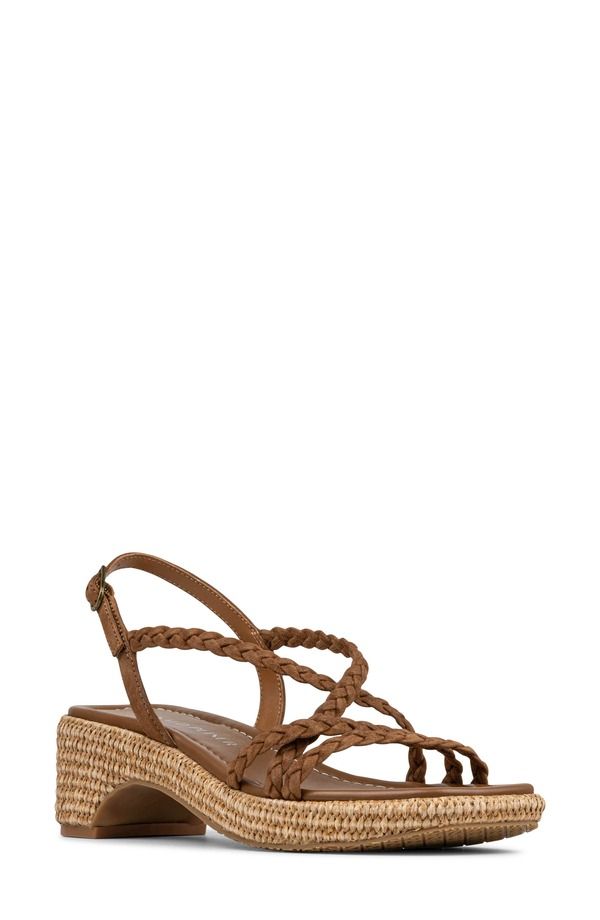 ドナルドプリネール レディース シューズ ヒール サンダル Donald Plinerosalie Slingback Sandal Saddle