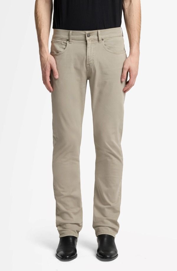 セブンフォーオールマンカインド メンズ ボトムス デニムパンツ ストレート Tシャツ ジーンズ 7 For All Mankind Comfort Sateen The Straight Leg Je