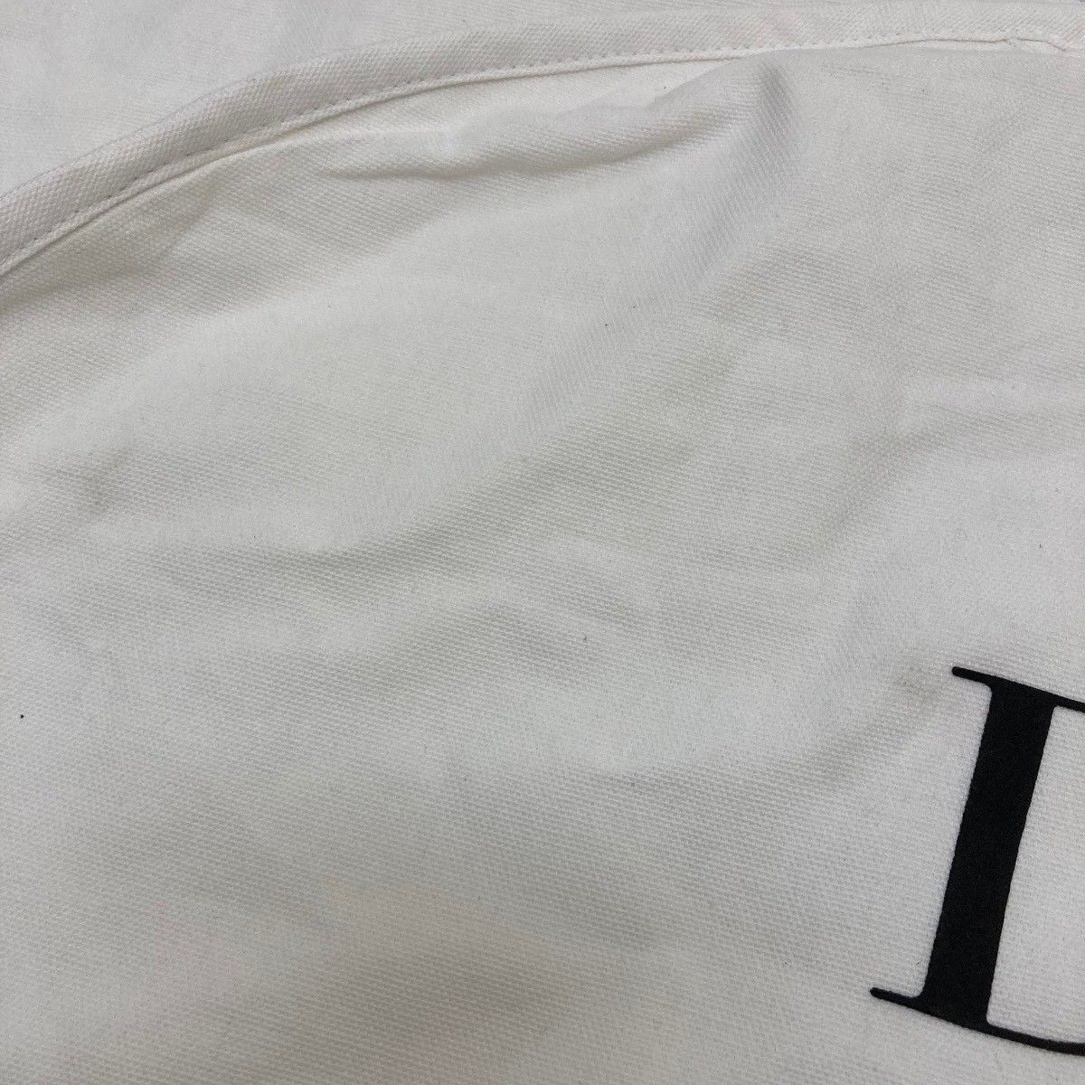 まとめて2点セット DIOR ガーメントケース/衣装カバー ホワイト 布製 