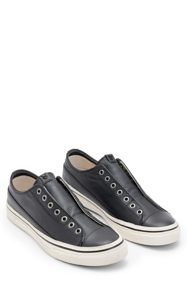 ジョンバルベイトス メンズ シューズ スニーカー レース John Varvatos Laceless Low Top Sneaker Black ブラック