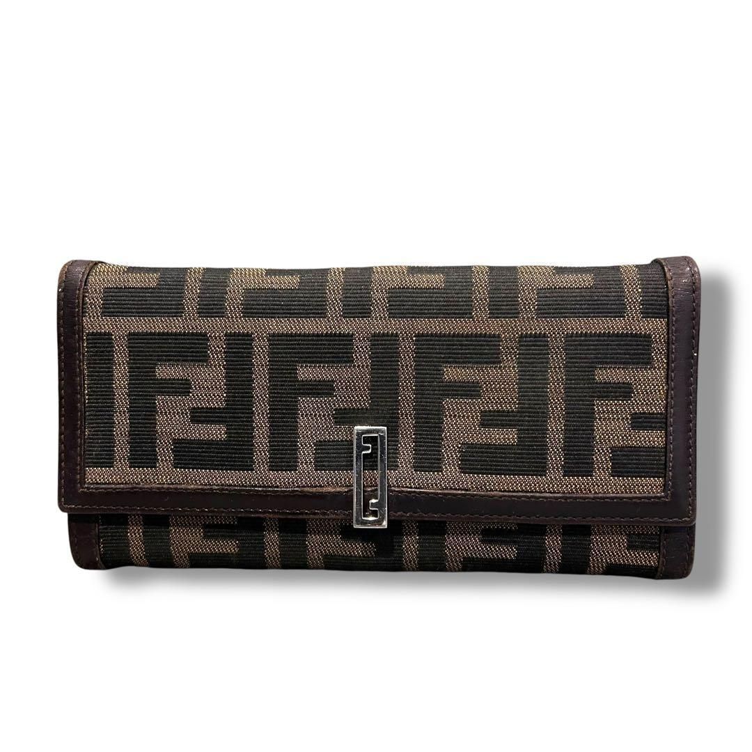 フェンディズッカ ズッカ 財布 しょちゃんFENDI ズッカ柄 二つ折り財布