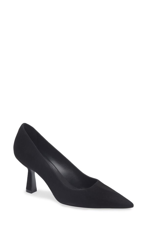スチュアート ワイツマン レディース シューズ ヒール Stuart Weitzman Stuart Supersculpt 75 Pump Black Suede ブラック