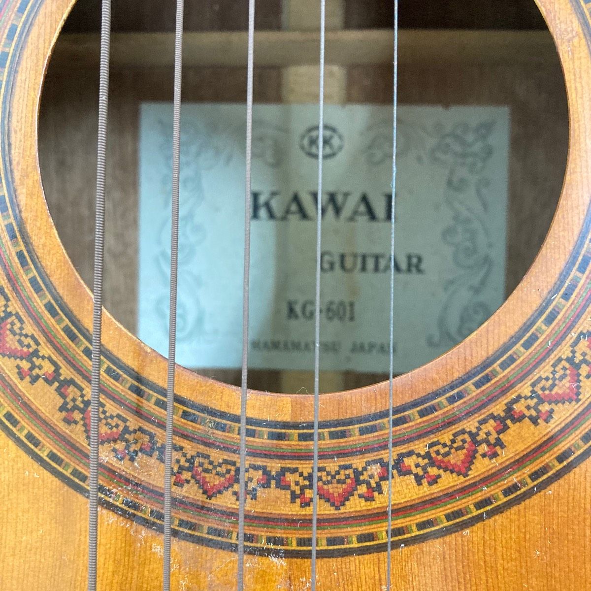 ★ギター PASTORAL350　KAWAI KG-601　2台 弦楽器　 KAWAI/カワイ クラシックギター KG-601 ナチュラル系 6弦