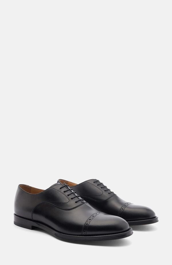 スカロッソ メンズ シューズ オックスフォード SCAROSSO Beaumont Oxfords Black Calf ブラック