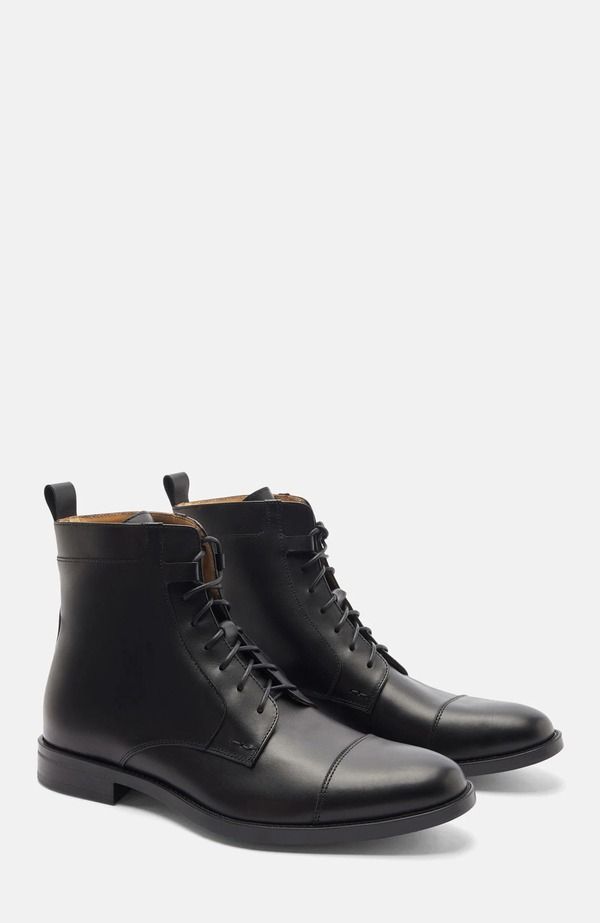 スカロッソ メンズ シューズ ブーツ・レインブーツ SCAROSSO Dante Boots Black Calf ブラック