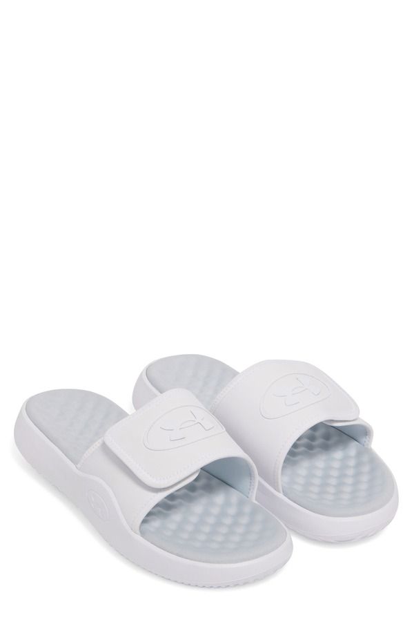 アンダーアーマー メンズ シューズ サンダル Under Armour Ignite Pro 8 Slide Sandal 101 White ホワイト