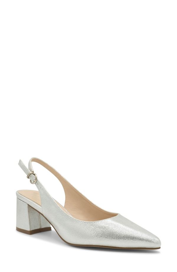 パラドックスロンドン レディース シューズ ヒール Paradox London Pink Imelda Slingback Pointed Toe Pump Silver シルバー