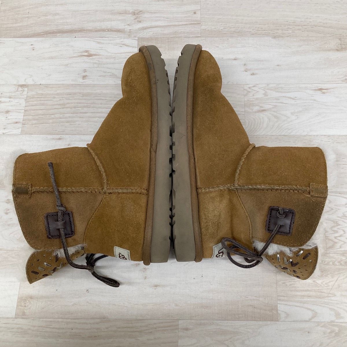 UGG/アグ ムートンブーツ キャメルブラウン系 S/N 1016665 JAPAN 24cm 
